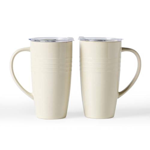 Jupiter Large Coffee Mug (Jupiter-Vanilla White / 2pcs)