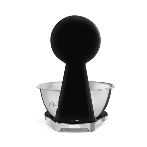 Retro Style Analog & Digital Kitchen Scale (Black)