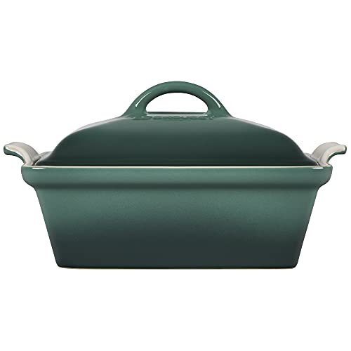 Stoneware Covered Square Casserole (Artichaut / 2.5 qt.)