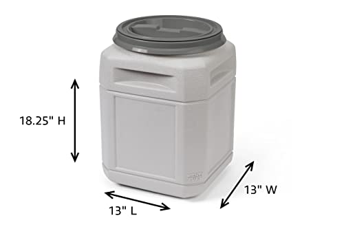 Airtight Dog Food Storage Container (10 Gal/ 40 lbs)
