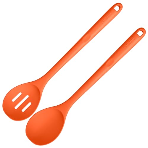 Silicone Spoons Set of 2 (Orange)