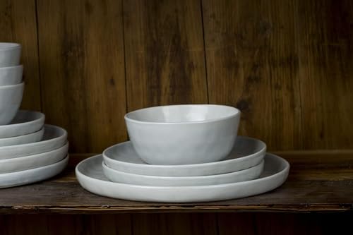 Mars Stoneware Dinnerware Set for 6 (Light Gray / Set(18pcs))