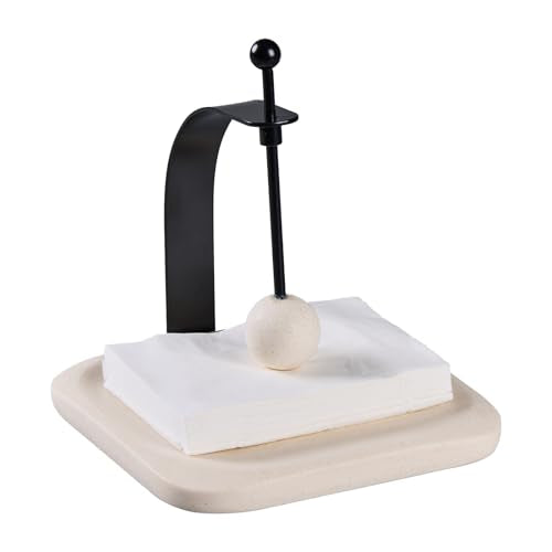 Beige Sand Stone Napkin Holder
