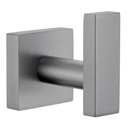 Gunmetal Gray Bathroom Towel Hook (Gunmetal Gray)