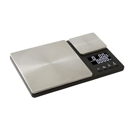 KQ909 Dual Platform Digital Kitchen and Food Scale (Black / Dual Platform)