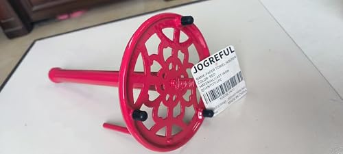 Cast Iron Paper Towel Holder (Red)