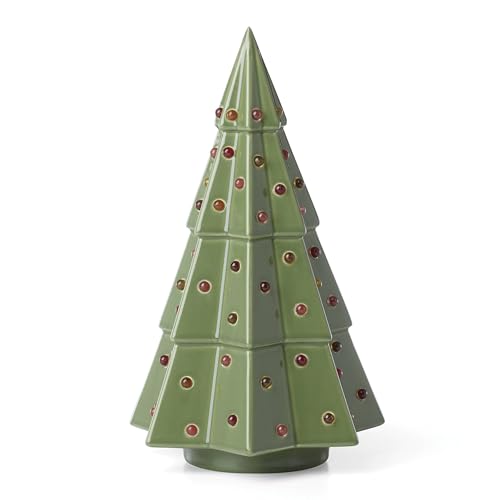 Evergreen Large Lit Tree Christmas Figurine (Lit Figurine, Large)