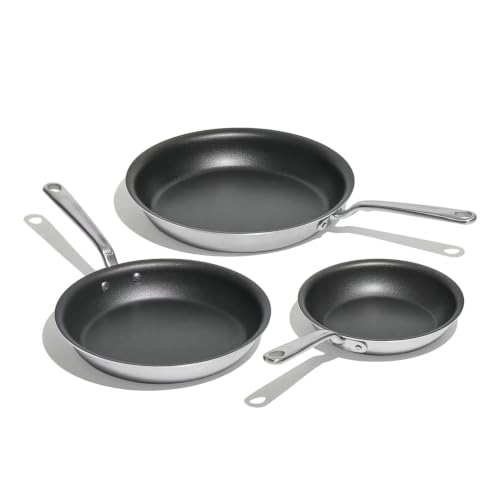 Cookware ProCoat Non Stick 3 Piece Frying Pan Set (Graphite)