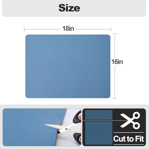 Dish Drying Mat for Kitchen Counter (Blue / 16" x 18")