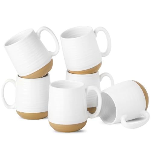 Coffee Mugs Set of 6 (White / Set of 6)