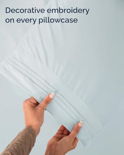 Twin Size 3 Piece Sheet Set (23 - Ice Blue / Twin)