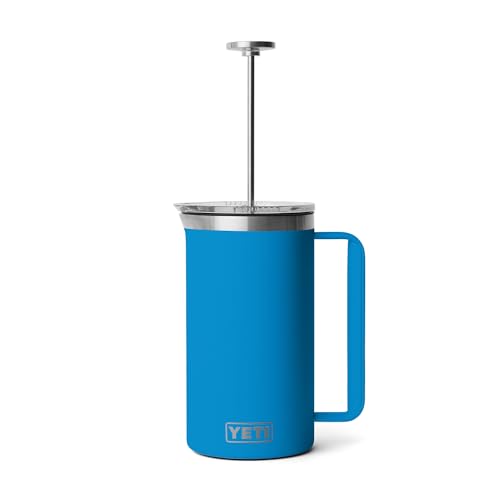 Rambler 34 oz. French Press Coffee Maker (34 Ounce / Big Wave Blue)