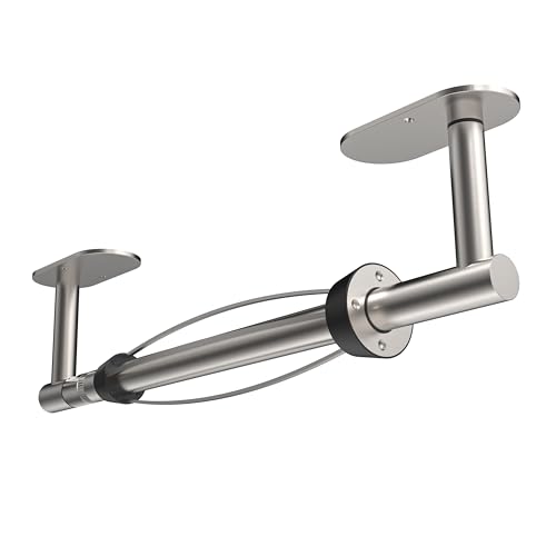 Paper Towel Holder Under Cabinet (Sliver / One Hand Tear - Oval)