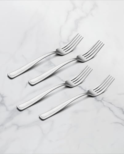 Reid Salad Forks Silverware Set for 4 (Satin / 4 Count / Salad Forks)