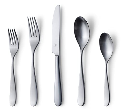 Matte Silverware Set (60-Piece Flatware Set)