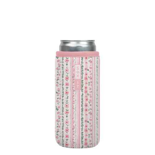 CanSok Sleeve for Beer & Soda Insulated Neoprene Cover (Prim & Proper / 12oz Slim Can Sleeve)