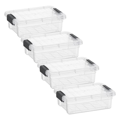 Clear Storage Boxes with Lids
