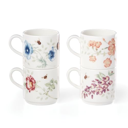 890451 Butterfly Meadow 4 (Stacking Mugs, Set of 4)