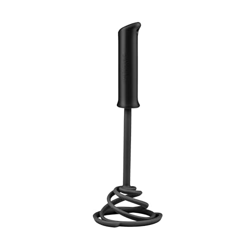 Smood Lite Ergonomic Spring Coil Potato Masher (Smood Lite / Black)