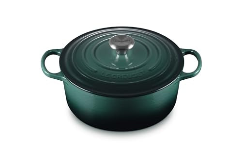 Enameled Cast Iron Round Dutch Oven (Artichaut / 5.5 Qt)