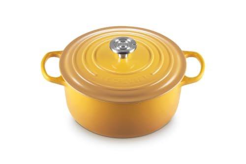 Enameled Cast Iron Round Dutch Oven (Nectar/Crucible Knob / 5.5 Qt)