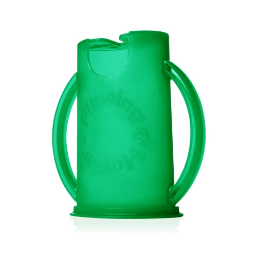 Squeeze Proof Food Pouch Holder for Toddlers (Blue & Green)