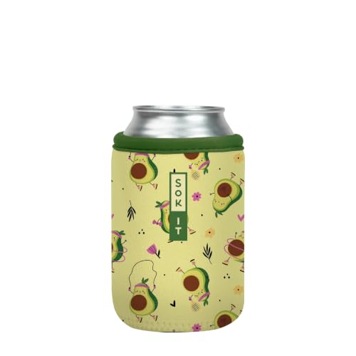 CanSok Sleeve for Beer & Soda Insulated Neoprene Cover (Get Movin' / 12oz Can Sleeve)