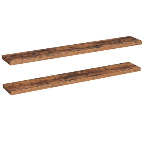 70.9" Floating Shelves for Wall (Rustic Brown / 70.9 Inches)