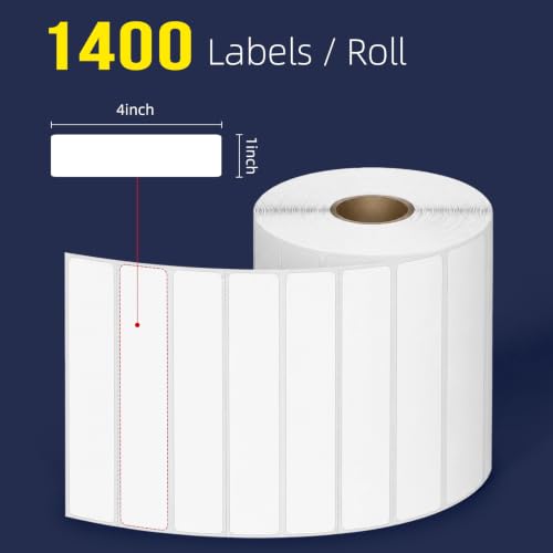 L Liked 1400 Thermal Labels 4"x1" (4"x1"-1 Roll)