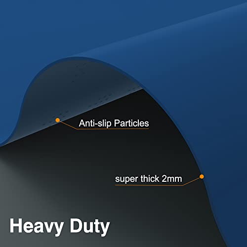 Silicone Mats for Kitchen Counter 47"x23.6"x0.08” (Blue / 47"L x 23.6"W)