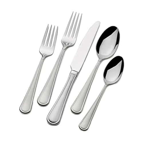 Virtuoso Frost Flatware Service for 12 (Virtuoso Frost / 65 Piece Set)