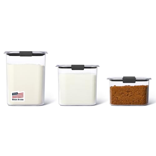 Brilliance Plastic Food Storage Pantry Baking Set (6 Count)