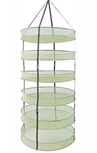 Hanging Drying Racks 2 FT Mesh Herb Dryer for Herbs and Clothes