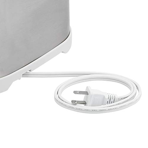 2 Slice Cool Touch Stainless Steel Toaster with 7 Browning Settings (Brushed Silver / 2 Slice / Toaster)