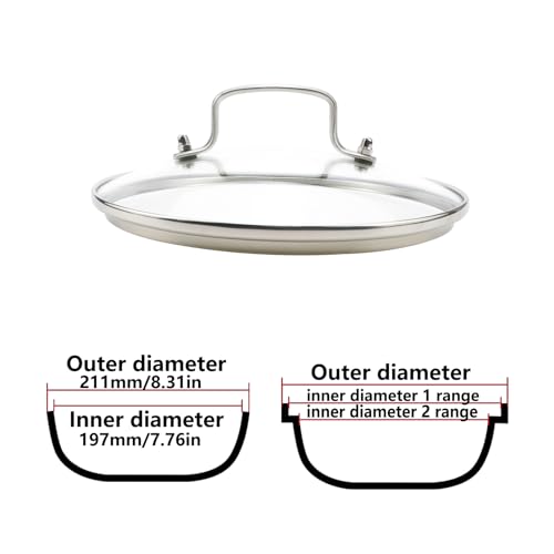 Tempered Glass Lid (8")