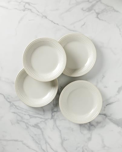 895721 French Perle Groove Dinner Plates (Dinner Plates, Set of 4)