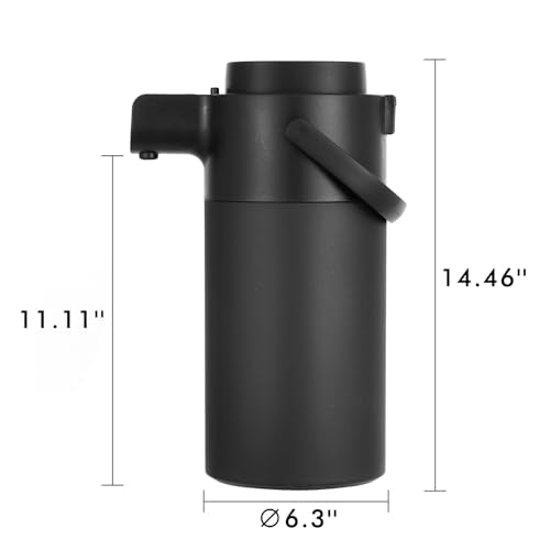 Airpot Coffee Dispenser with Pump (135.3 Ounces / Black)