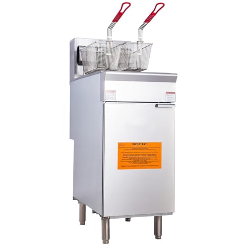 55 lb Commercial Propane Deep Fryer (Liquid Propane:46-55 lbs)
