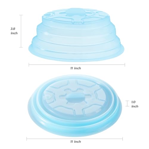 Microwave Splatter Cover (Clear Blue)