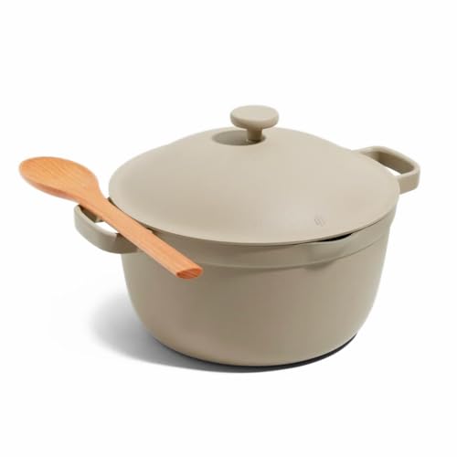 Perfect Pot 5.5 Qt Nonstick Ceramic Pot & Dutch Oven with Lid (5.5 Quarts / Steam)