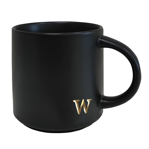 Black Ceramic Coffee Mug (Black-W)