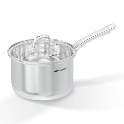4 QT Stainless Steel Sauce Pan with Lid