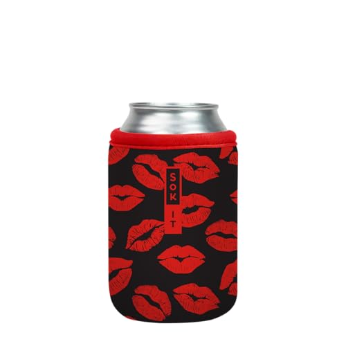 CanSok Sleeve for Beer & Soda Insulated Neoprene Cover (XOXO / 12oz Can Sleeve)