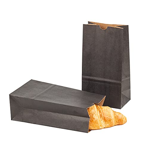 Bag Tek 4lb Paper Bags (4 lb / Black)