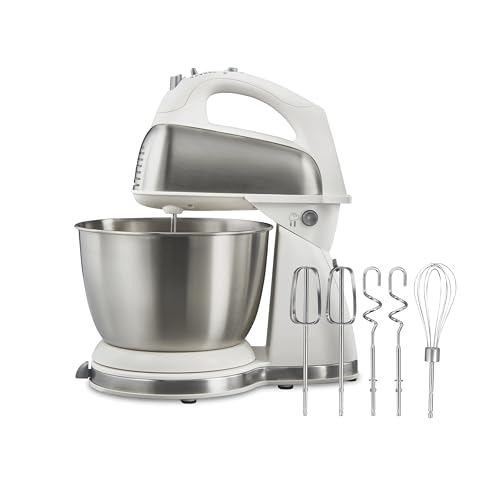 Classic Stand and Hand Mixer (White / 290 Watts Peak Power)