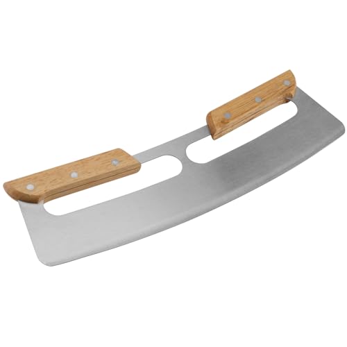 2 PCS 14 Inch Stainless Steel Pizza Cutter Rocker