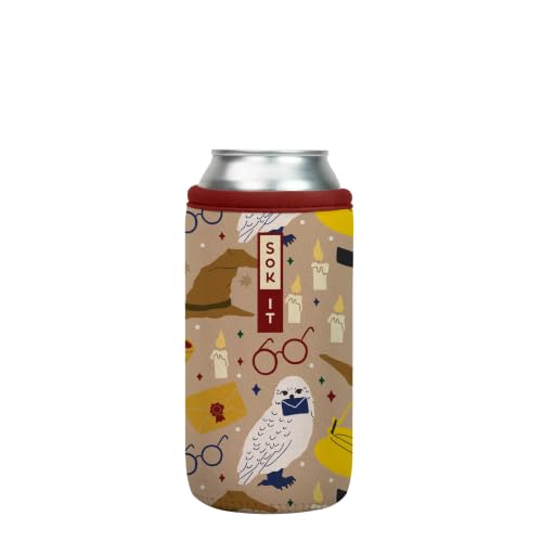 CanSok Sleeve for Beer & Soda Insulated Neoprene Cover (Horcrux / 16oz Can Sleeve)