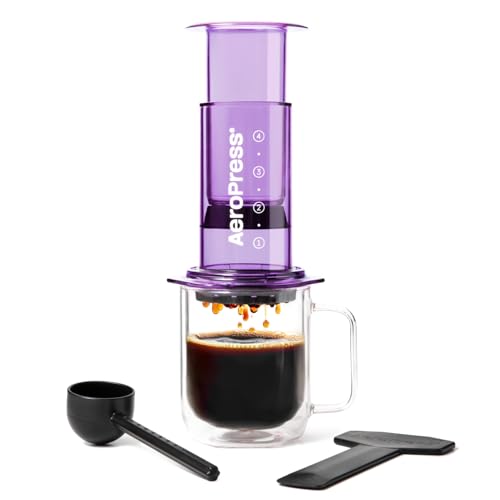 Clear Purple Coffee Press (Purple / Standard)