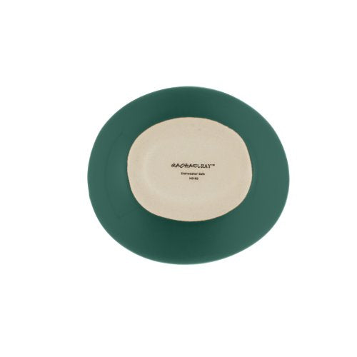 Solid Glaze Ceramics EVOO Olive Oil Bottle Dispenser with Spout (Dark Green / 24 Ounces)