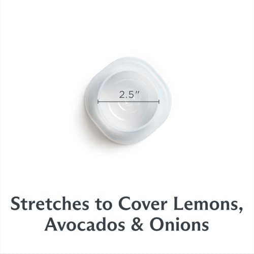 Premium Reusable Silicone Stretch Lids (3-Pack of 2.5" Lids)